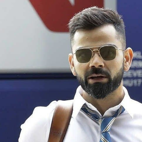 virat kohli Slicked Back Style: